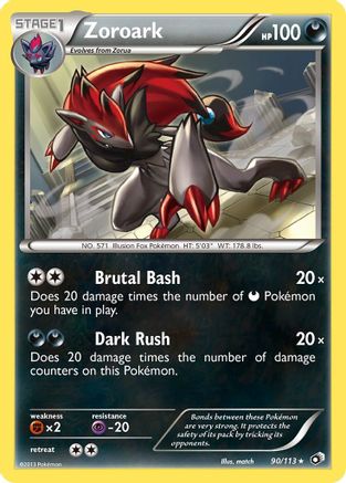 Zoroark 090/113 [Legendary Treasures]  - Reverse Holofoil
