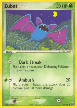 Zubat 082/109 [Team Rocket Returns]  - Reverse Holofoil