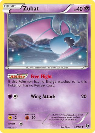 Zubat (53) 053/135 [Plasma Storm]