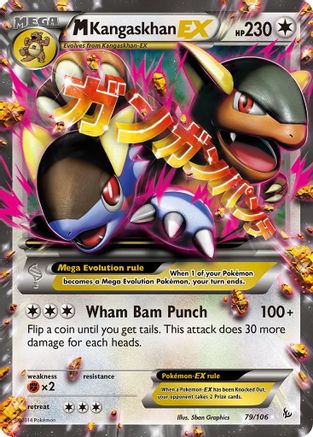 M Kangaskhan EX 079/106 [XY  Flashfire]  - Holofoil