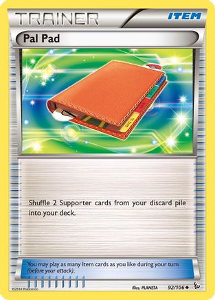 Pal Pad 092/106 [XY  Flashfire]