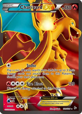 Charizard EX (100 Full Art) 100/106 [XY  Flashfire]  - Holofoil