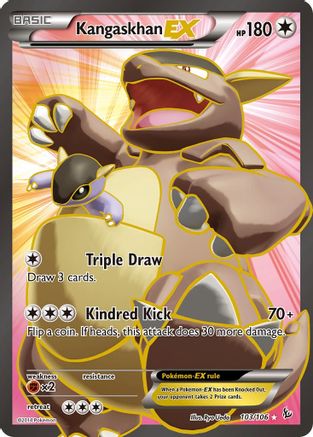 Kangaskhan EX (103 Full Art) 103/106 [XY  Flashfire]  - Holofoil