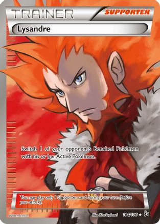 Lysandre (104 Full Art) 104/106 [XY  Flashfire]  - Holofoil