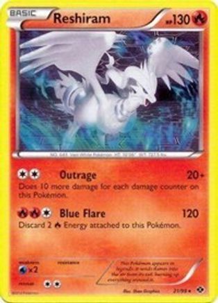 Reshiram 021/099 [Deck Exclusives]  - Holofoil