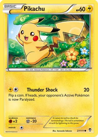 Pikachu 027/111 [XY  Furious Fists]