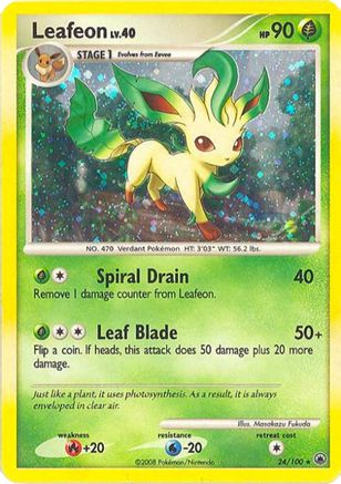 Leafeon 024/100 [Deck Exclusives]  - Holofoil