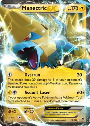 Manectric EX 023/119 [XY  Phantom Forces]  - Holofoil