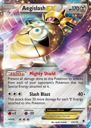 Aegislash EX 065/119 [XY  Phantom Forces]  - Holofoil