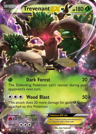 Trevenant EX 019/160 [XY  Primal Clash]  - Holofoil