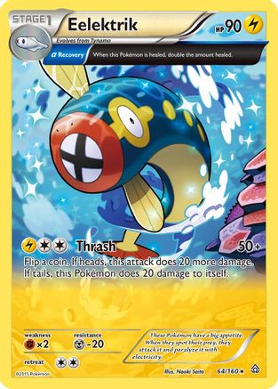Eelektrik (Alpha) 064/160 [XY  Primal Clash]  - Reverse Holofoil