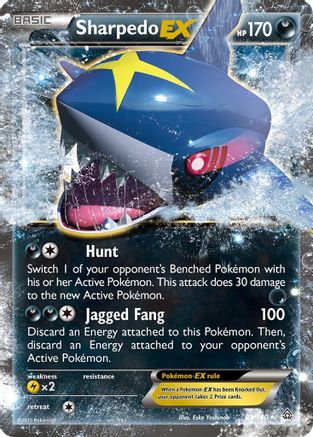 Sharpedo EX 091/160 [XY  Primal Clash]  - Holofoil