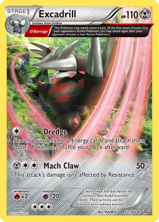 Excadrill (Omega) 097/160 [XY  Primal Clash]  - Holofoil
