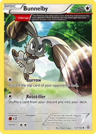 Bunnelby (Omega) 121/160 [XY  Primal Clash]
