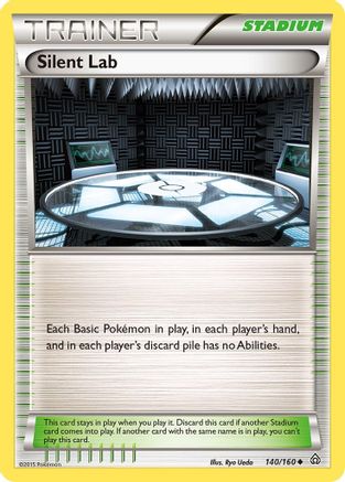Silent Lab 140/160 [XY  Primal Clash]  - Reverse Holofoil
