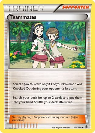 Teammates 141/160 [XY  Primal Clash]  - Reverse Holofoil