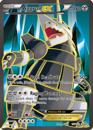 Aggron EX (153 Full Art) 153/160 [XY  Primal Clash]  - Holofoil