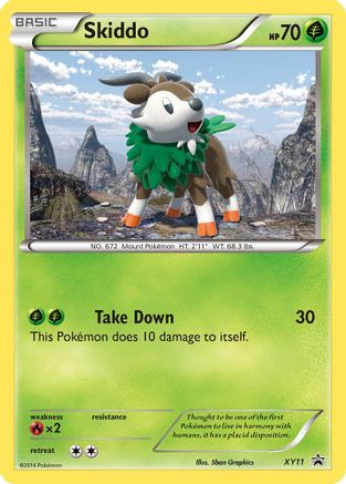 Skiddo XY11 [XY Promos]  - Holofoil