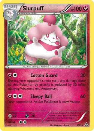 Slurpuff XY15 [XY Promos]  - Holofoil