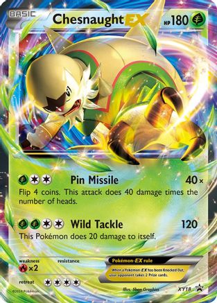 Chesnaught EX XY18 [XY Promos]  - Holofoil