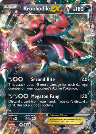 Krookodile EX XY25 [XY Promos]  - Holofoil