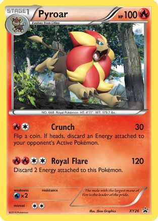 Pyroar XY26 [XY Promos]  - Holofoil