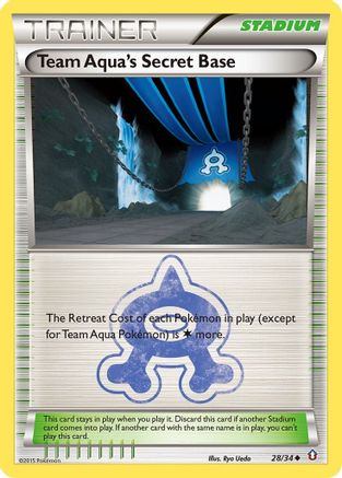Team Aqua's Secret Base 028/34 [Double Crisis]  - Reverse Holofoil