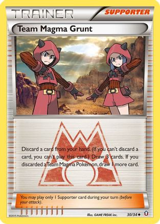 Team Magma Grunt 030/34 [Double Crisis]