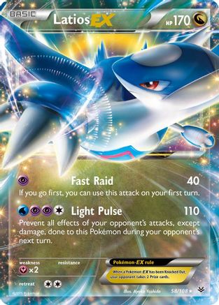 Latios EX 058/108 [XY  Roaring Skies]  - Holofoil