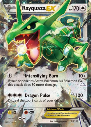 Rayquaza EX (75) 075/108 [XY  Roaring Skies]  - Holofoil