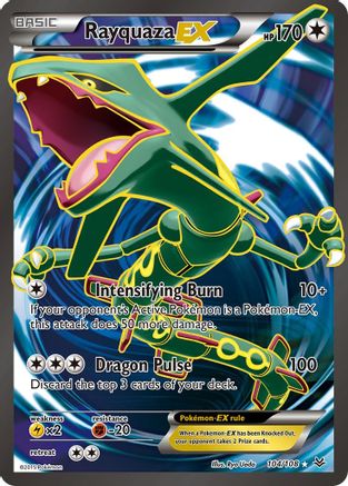 Rayquaza EX (104 Full Art) 104/108 [XY  Roaring Skies]  - Holofoil