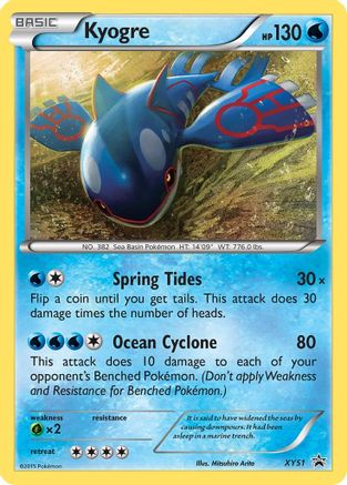 Kyogre XY51 [XY Promos]  - Holofoil