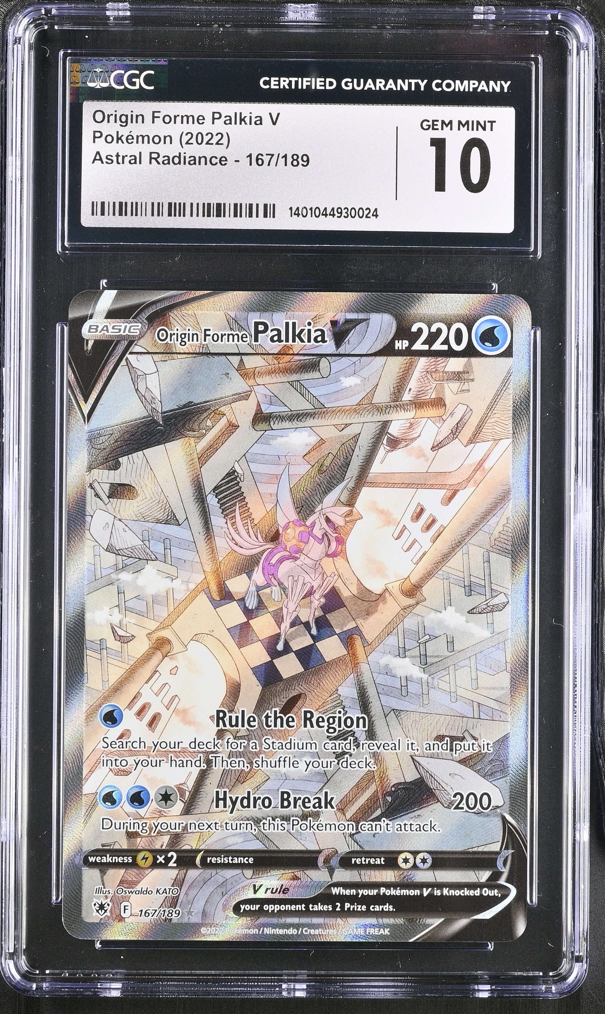 [CGC10] Origin Forme Palkia V 167/189