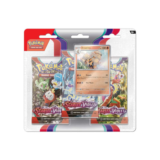 Pokemon Scarlet & Violet Base 3 Pack Blister