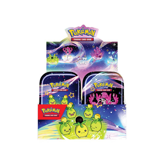 Pokemon Paldean Fates Mini Tins Display