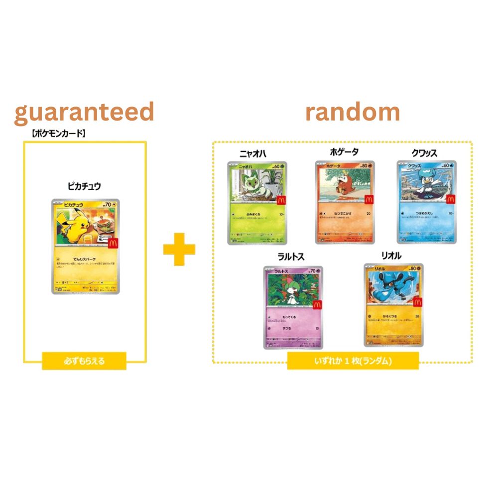 Pokemon Pikachu 020/M-P McDonald's Promo Pack