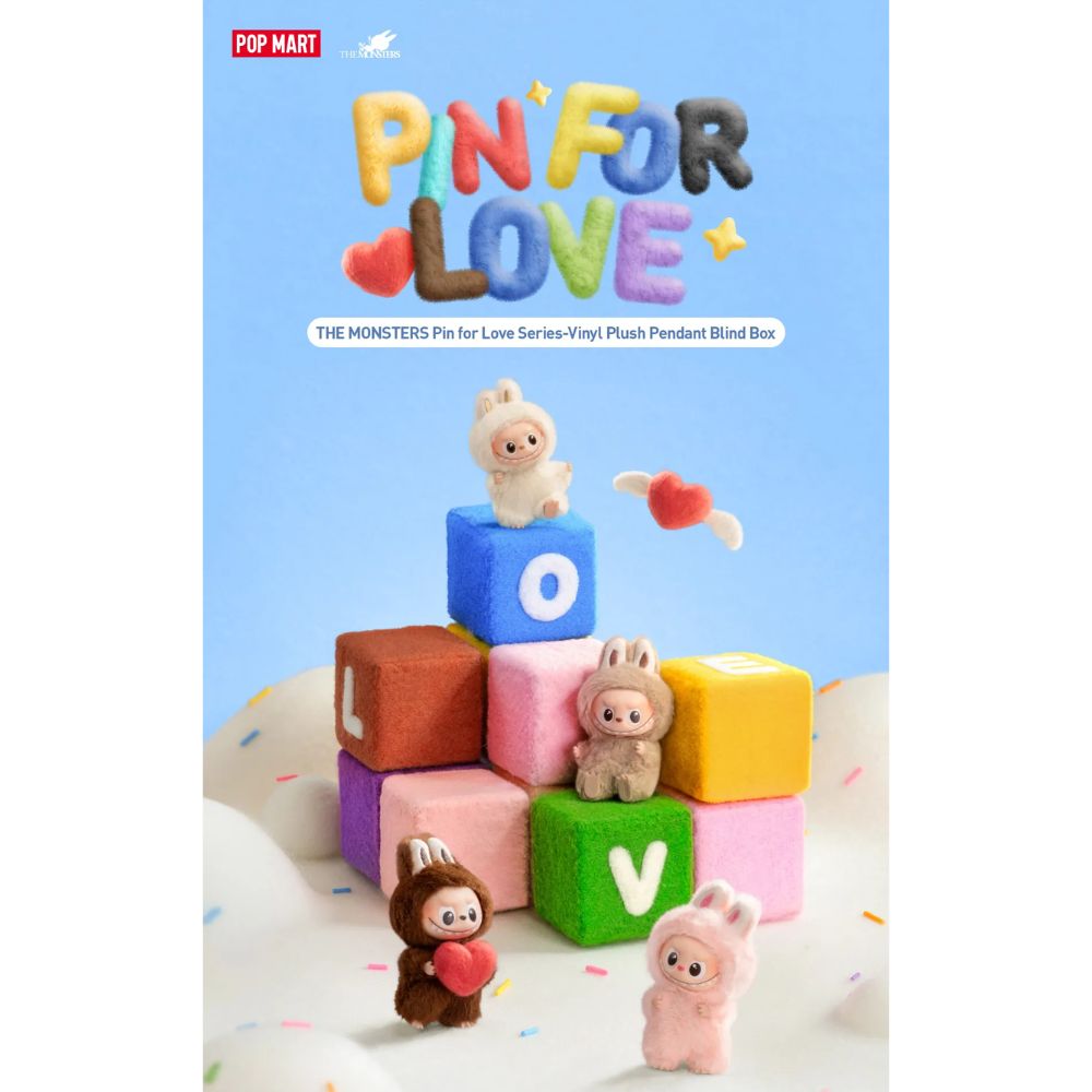 Labubu Pin for Love Blind Box (A-M)