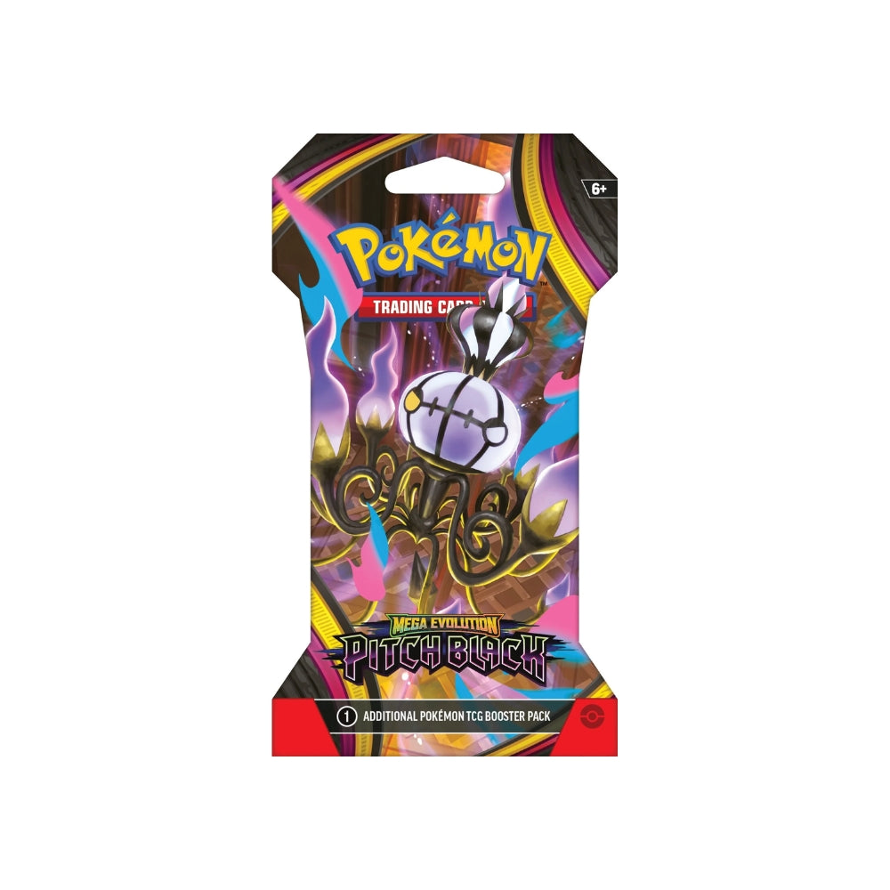 Pokemon Pitch Black Sleeved Booster Pack (Random Art)