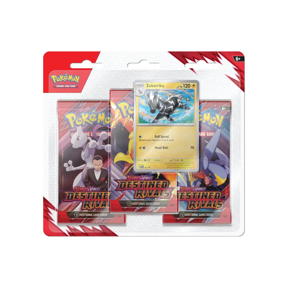 Pokemon Destined Rivals 3 Pack Blister