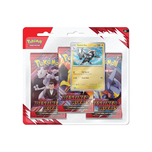 Pokemon Destined Rivals 3 Pack Blister