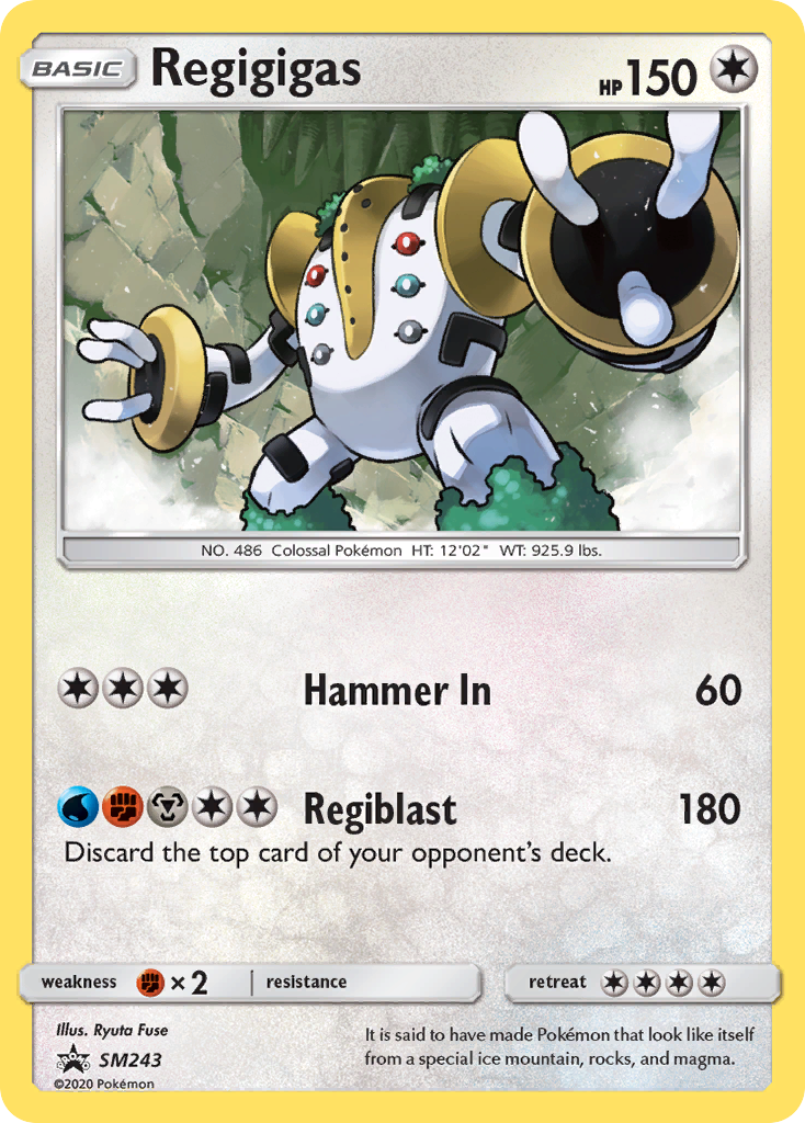 Regigigas SM243 [SM Promos]  - Holofoil