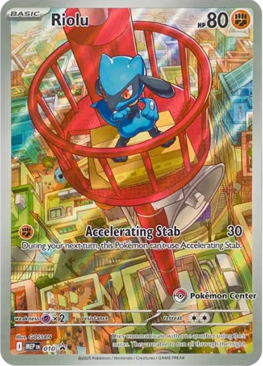 Riolu 010 (Pokemon Center Exclusive) [ME Mega Evolution Promo] - Holofoil